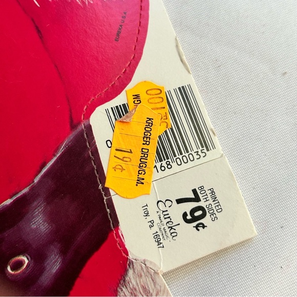 Vintage Santa & bag of toys Christmas large 22” Diecut made in USA doubl… - Picture 6 of 9